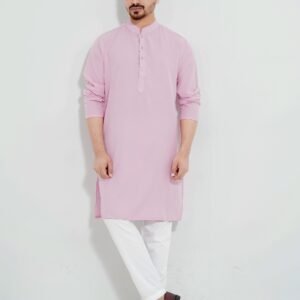 Premium Lite Pink Panjabi