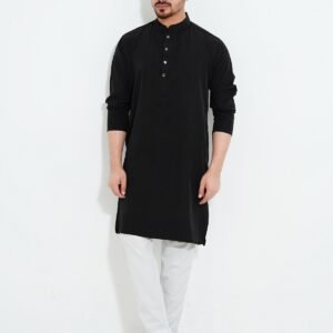 Premium Black Panjbi